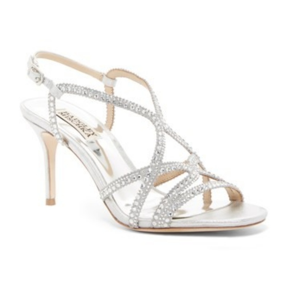 🔮NWT Badgley Mischka Embellished Dress Sandal